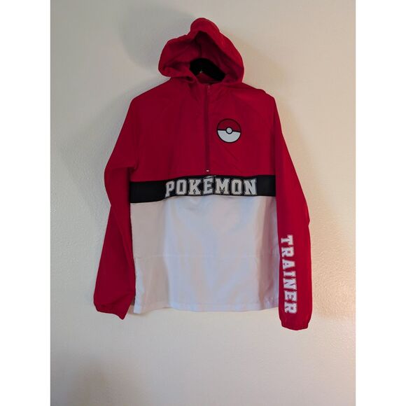 Nintendo Pokémon Trainer Pullover Anorak Jacket – Red/Black/White – XS - Picture 11 of 11
